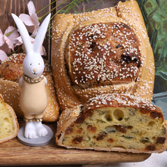 Traditional Flaouna with Raisins - WILTON PATISSERIE