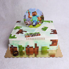 B.26.a MINECRAFT - Birthday Cakes - WILTON PATISSERIE