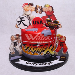 B.35.a STREET FIGHTER - Birthday Cakes - WILTON PATISSERIE