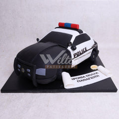 B.43.a POLICE CAR - WILTON PATISSERIE