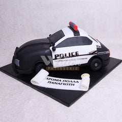B.43.a POLICE CAR - WILTON PATISSERIE