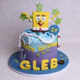 D.34.a BOB SPONGEBOB - Children Birthday Cakes - WILTON PATISSERIE