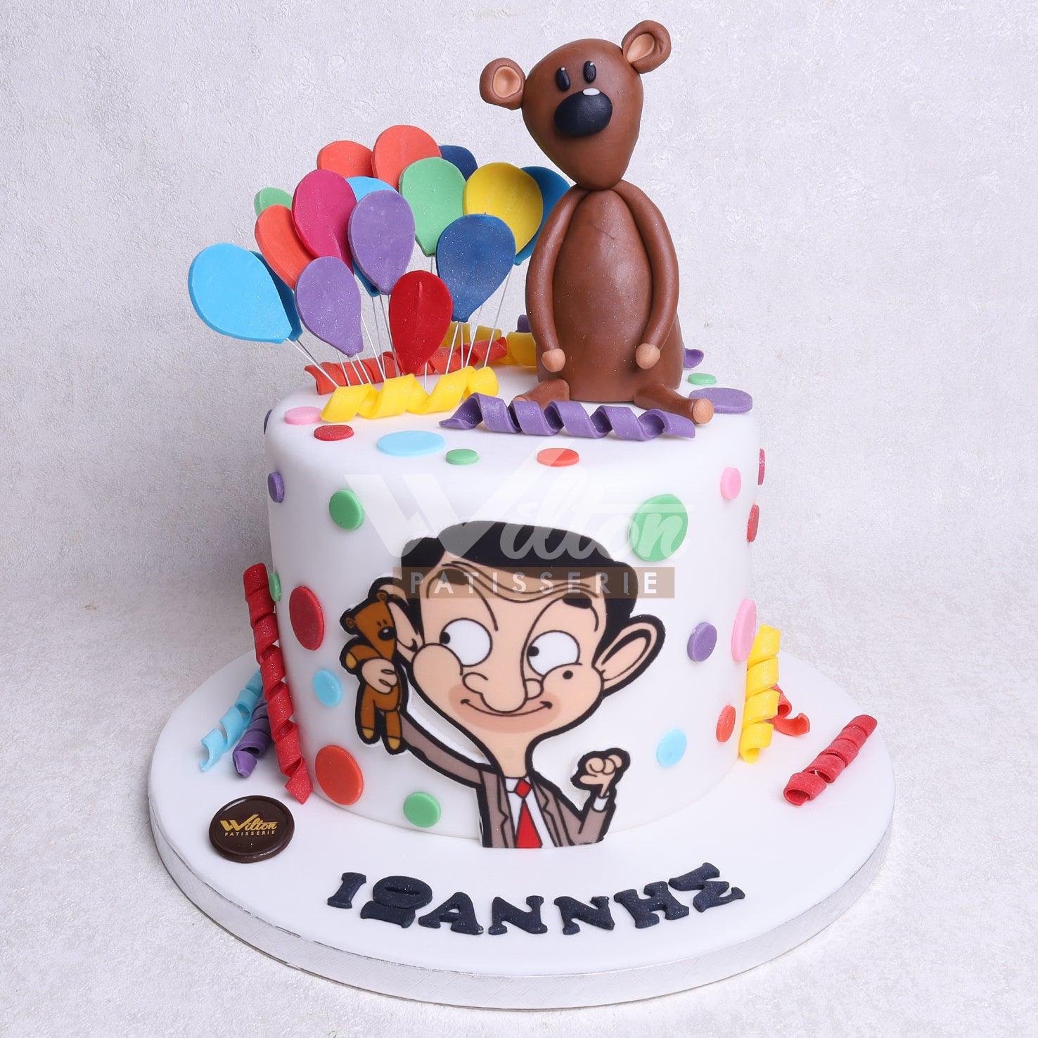 D.37.b MR BEAN - Children Birthday Cakes - WILTON PATISSERIE