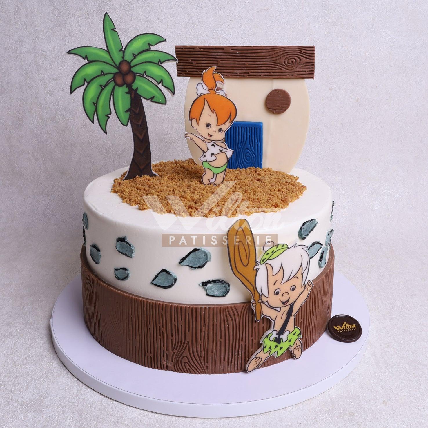 D.44.a FLINTSTONES - Children Birthday Cakes - WILTON PATISSERIE