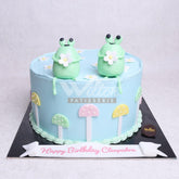 D.47.a FROGS - Children Birthday Cakes - WILTON PATISSERIE
