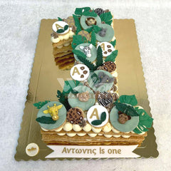 D.53.b ANIMALS MILLE FEUILLE - Birthday Cakes - WILTON PATISSERIE