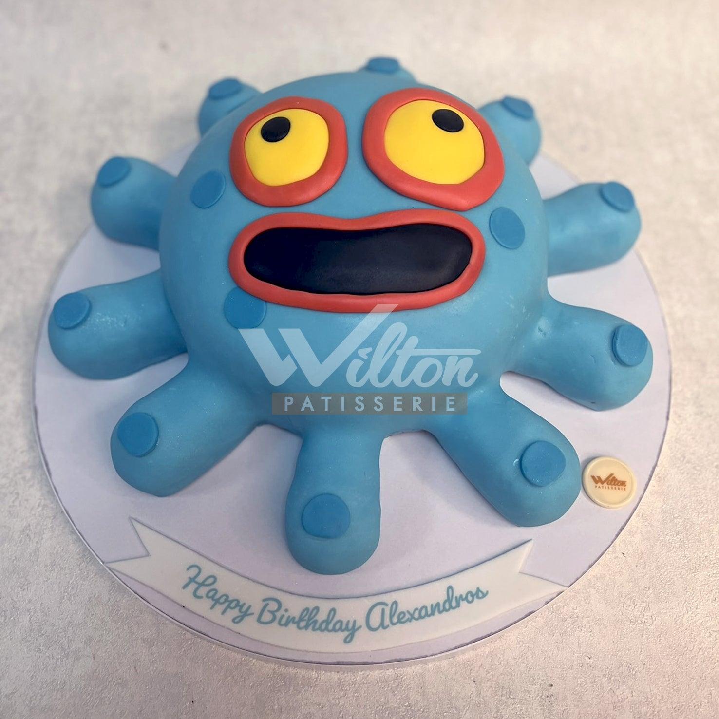 D.54.a SINGING MONSTER - Children Birthday Cakes - WILTON PATISSERIE