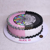 D.55.b WEDNESDAY ADDAMS - Children Birthday Cakes - WILTON PATISSERIE