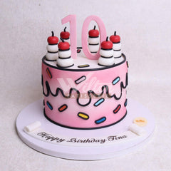 D.57.b CANDLE - Children Birthday Cakes - WILTON PATISSERIE