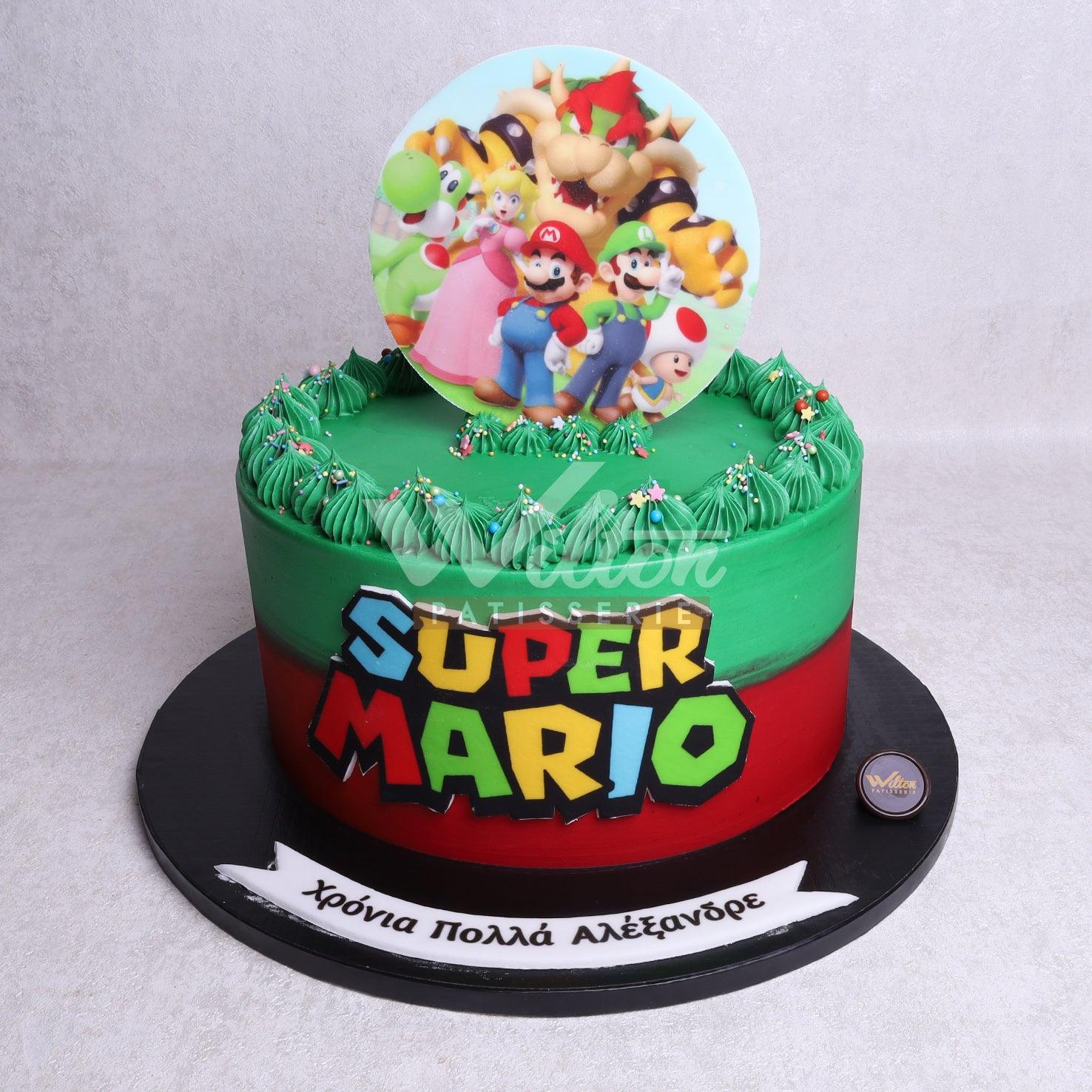 D.60.b SUPER MARIO - Children Birthday Cakes - WILTON PATISSERIE