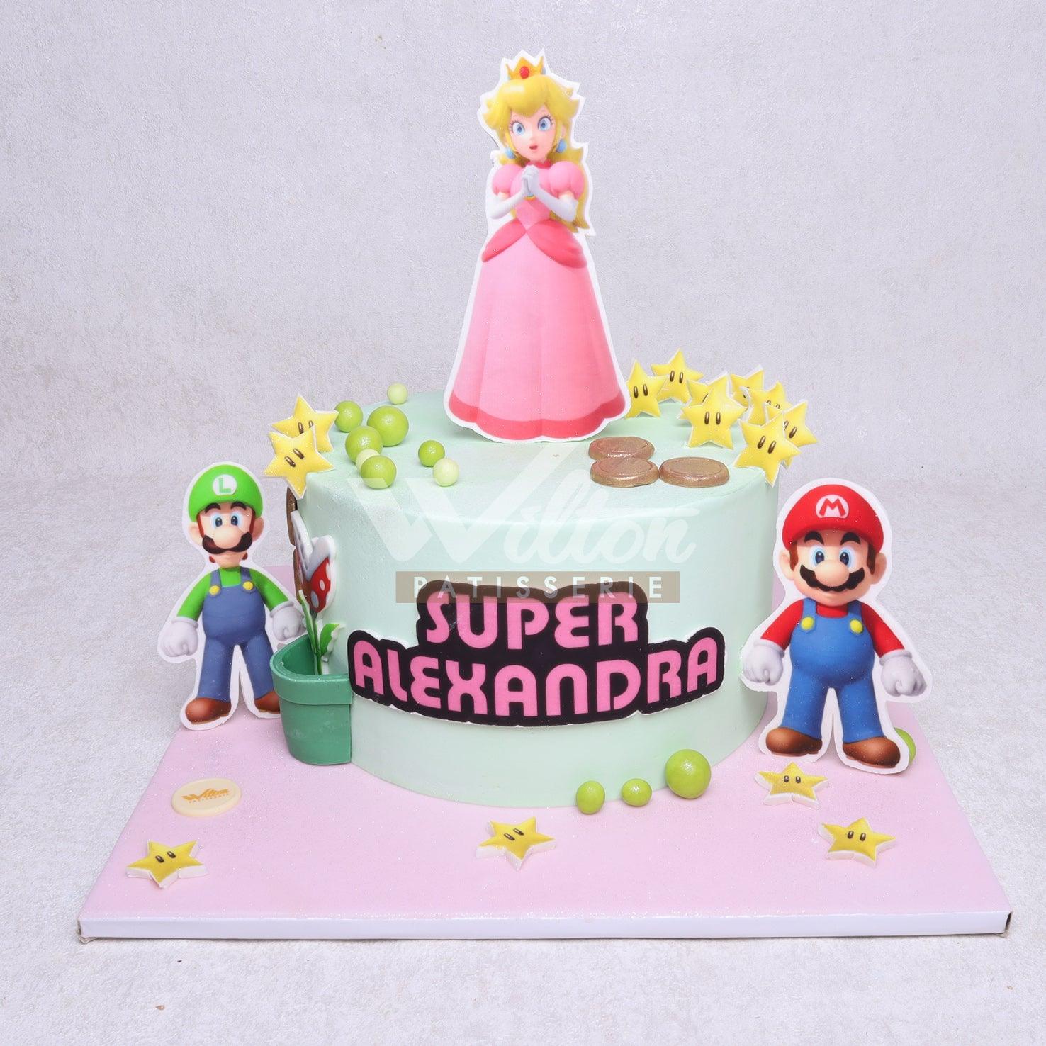 D.60.d SUPER MARIO - Children Birthday Cakes - WILTON PATISSERIE