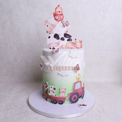 D.61.a ANIMAL FARM - Children Birthday Cakes - WILTON PATISSERIE