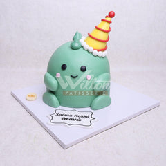 D.65.a CUTE DRACON - Children Birthday Cakes - WILTON PATISSERIE