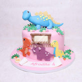 D.76.a DINOSAURS Children Birthday Cakes - WILTON PATISSERIE