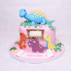 D.76.a DINOSAURS Children Birthday Cakes - WILTON PATISSERIE