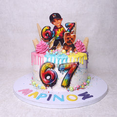 D.88.a SIX SEVEN - Children Birthday Cakes