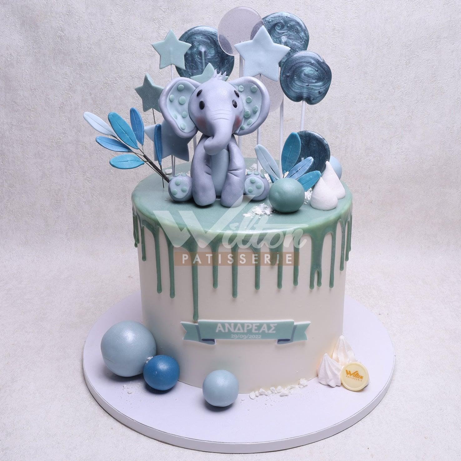 D.9.j ELEPHANT - Children Birthday Cakes - WILTON PATISSERIE