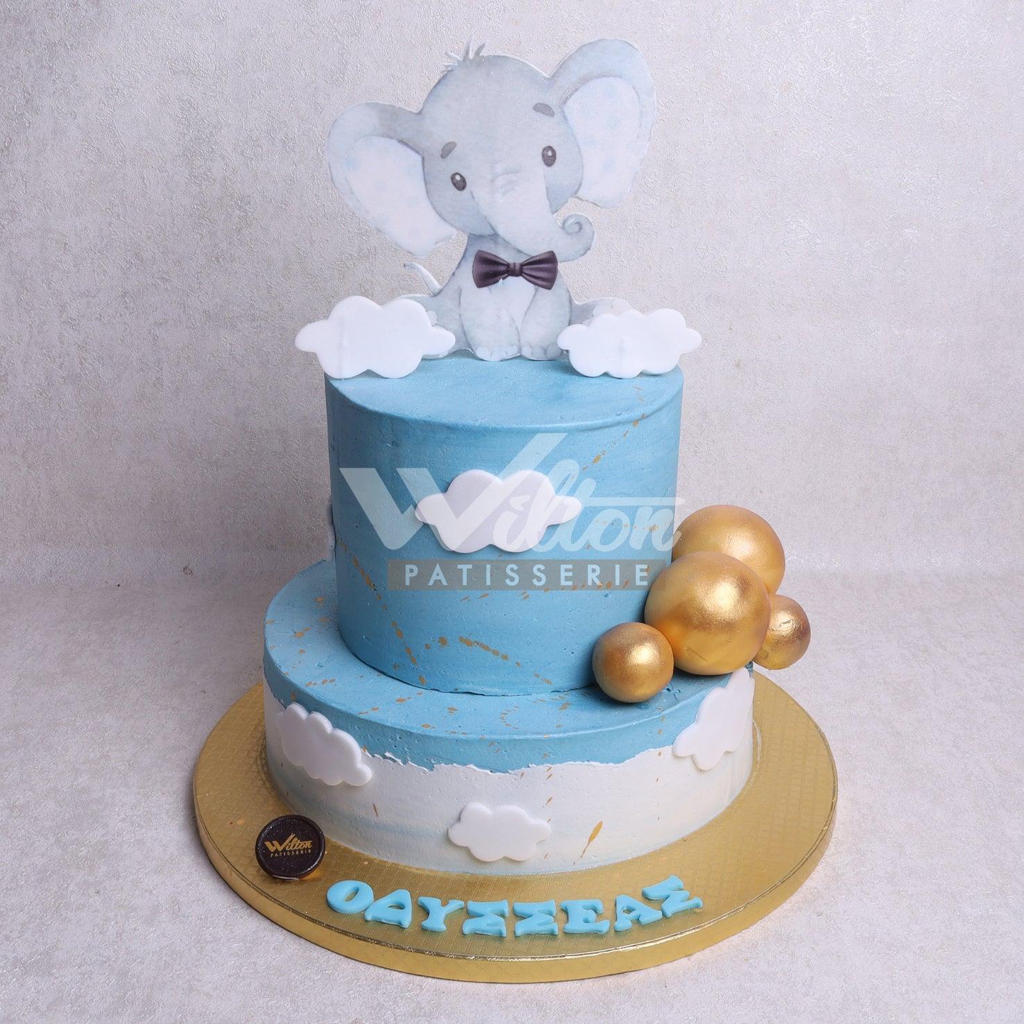 D.9.m ELEPHANT - Children Birthday Cakes - WILTON PATISSERIE
