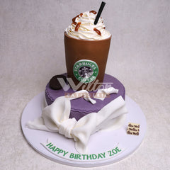DD.25.a STARBUCKS - Adult Birthday Cake - WILTON PATISSERIE