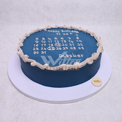 DD.68.a CALENDAR - Adult Birthday Cake - WILTON PATISSERIE