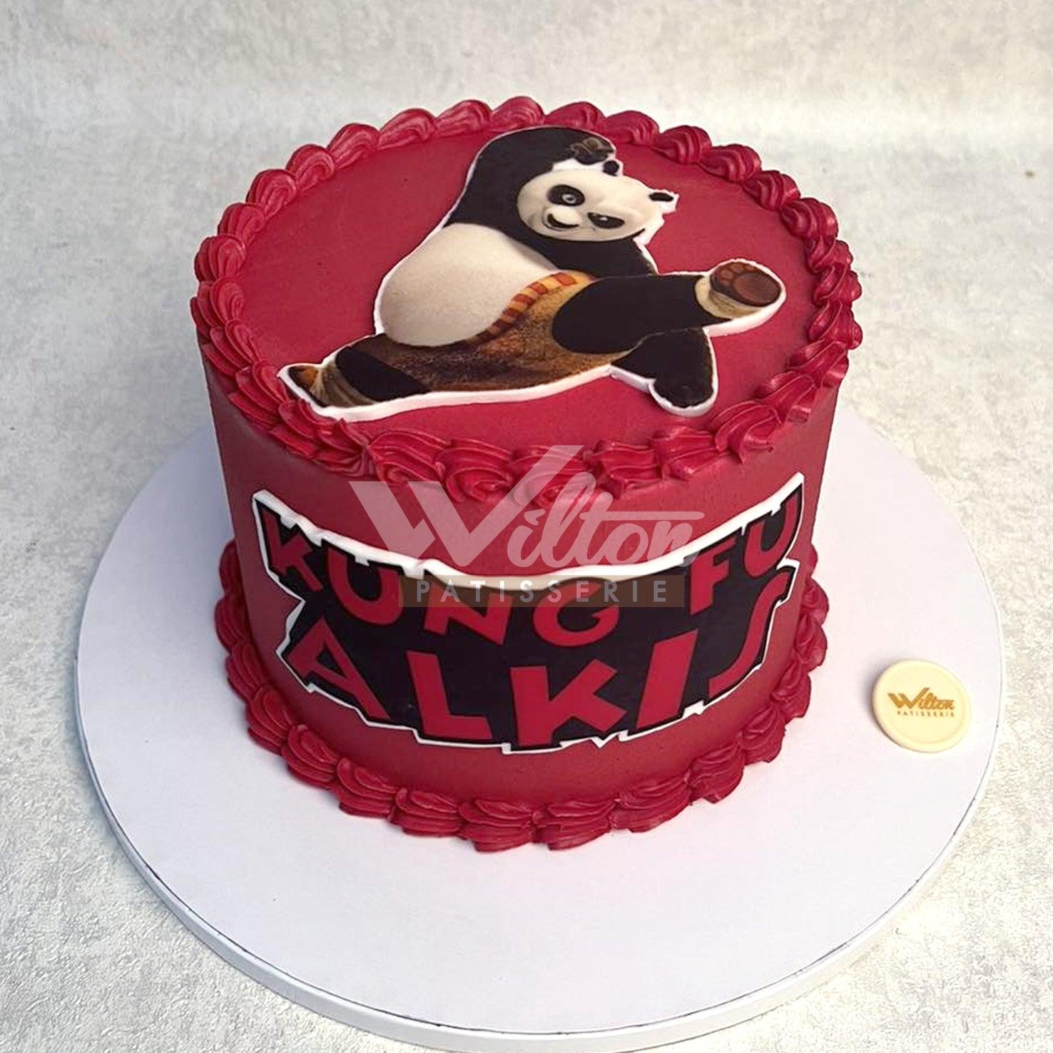 D.73.a KUNG FU PANDA - Children Birthday Cakes - WILTON PATISSERIE
