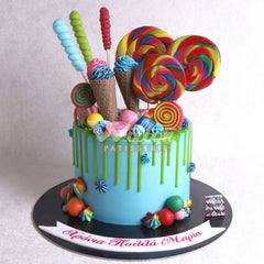 G.22.c CANDY - Birthday Cakes - WILTON PATISSERIE