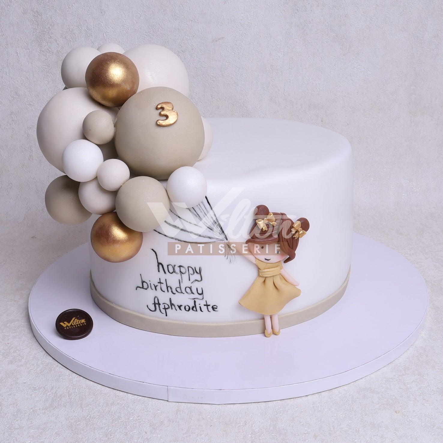 G.43.a BALLOONS - Birthday Cakes - WILTON PATISSERIE