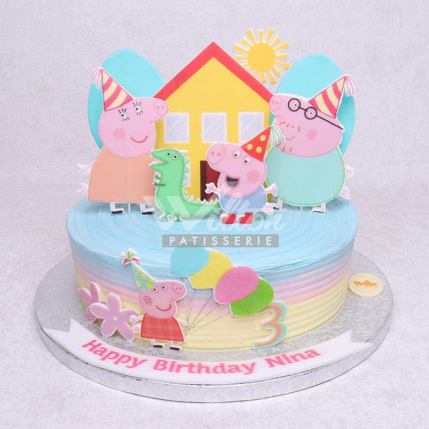 G.48.c PEPPA PIG - Birthday Cakes - WILTON PATISSERIE