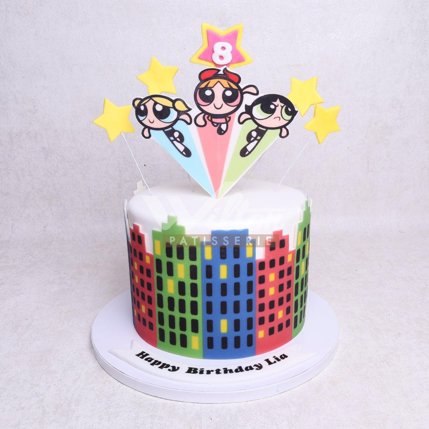 G.61.a POWER PUFF GIRLS - WILTON PATISSERIE