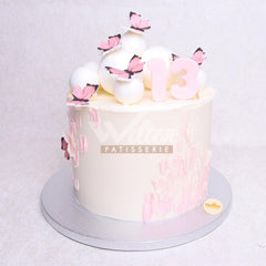 G.7.j BUTTERFLIES - Birthday Cakes - WILTON PATISSERIE