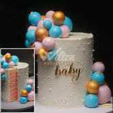 GR.1.d BLUE AND PINK - Gender Reveal - WILTON PATISSERIE