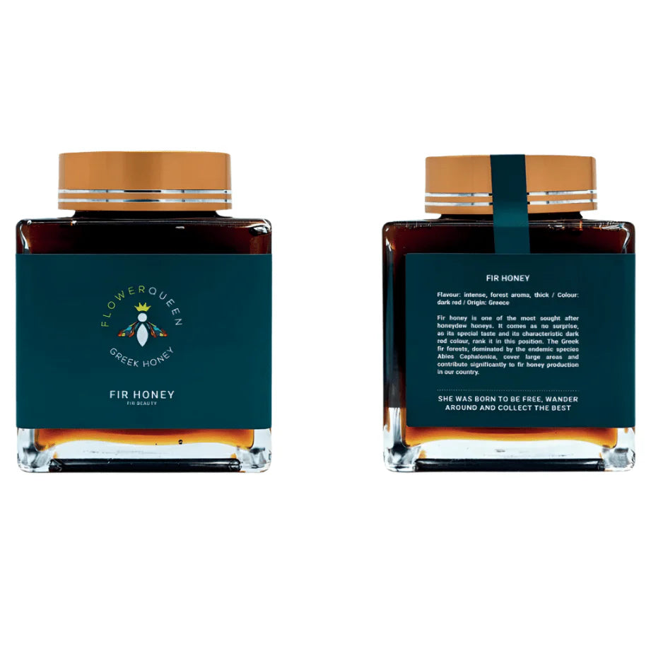 LV Natural Foods, Queen Fir Honey 500gr - WILTON PATISSERIE