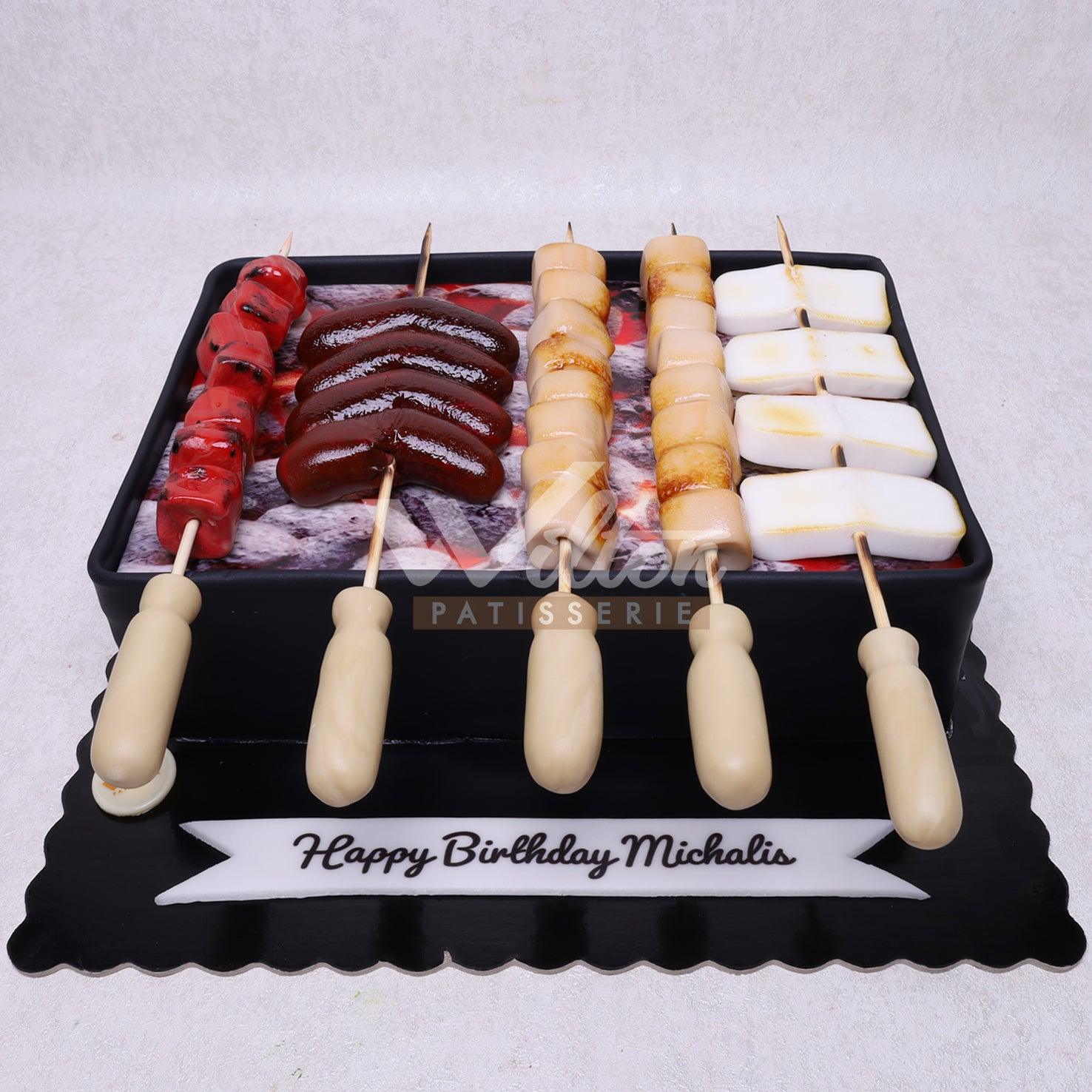 M.1.b BBQ - Men Birthday Cakes - WILTON PATISSERIE