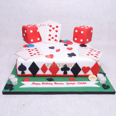 M.11.e POKER - Men Birthday Cakes - WILTON PATISSERIE