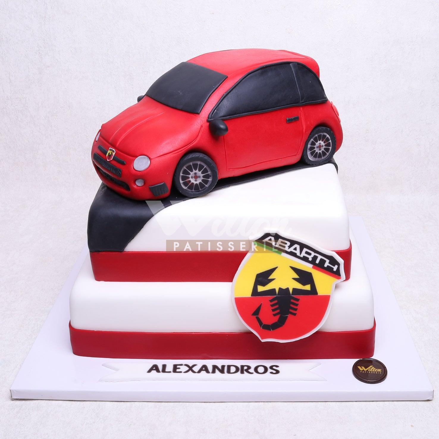M.3.e CAR FIAT - Men Birthday Cakes - WILTON PATISSERIE