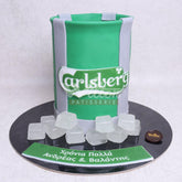 M.4.b CARLSBERG BEER - Men Birthday Cakes - WILTON PATISSERIE