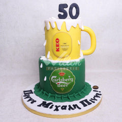 M.4.c BEER - Men Birthday Cakes - WILTON PATISSERIE