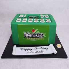 M.4.g HEINEKEN BEER - Men Birthday Cakes - WILTON PATISSERIE