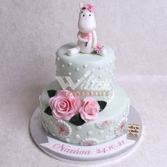 V.20.a MOOMINS - Christening Cake - WILTON PATISSERIE