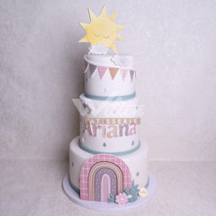 V.31.a RAINBOW - Christening Cake - WILTON PATISSERIE