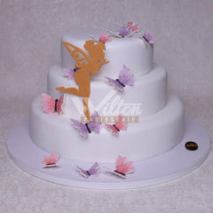V.5.b BUTTERFLIES - Christening Cake - WILTON PATISSERIE