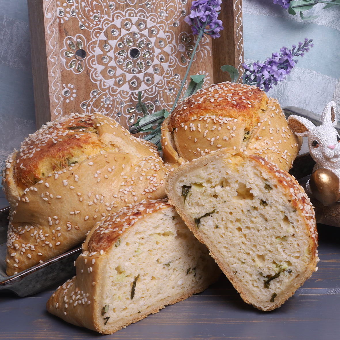 Vegan Flaouna Plain - WILTON PATISSERIE