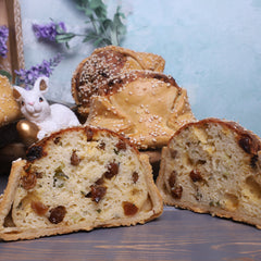 Vegan Flaouna with Raisins - WILTON PATISSERIE