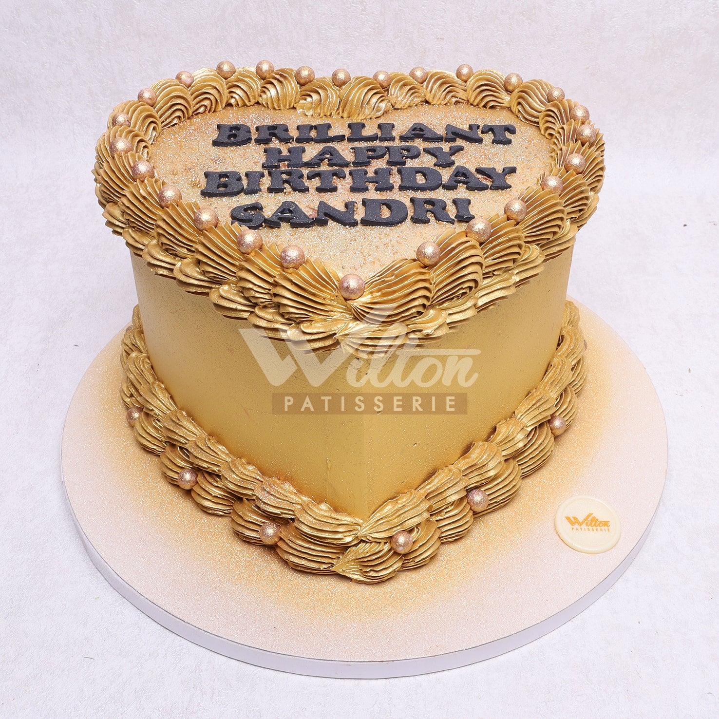 W17.t HEART - Women Birthday Cakes - WILTON PATISSERIE