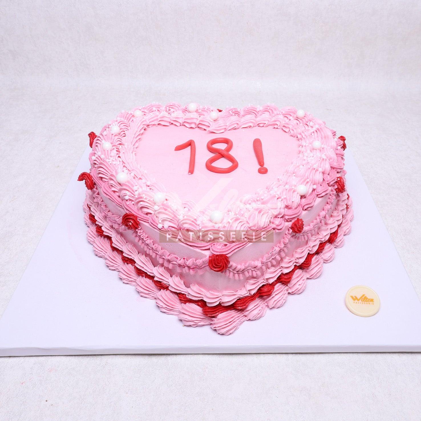 W17.u HEART - Women Birthday Cakes - WILTON PATISSERIE
