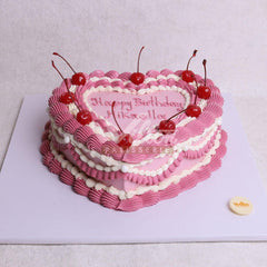 W17.d HEART - Women Birthday Cakes - WILTON PATISSERIE