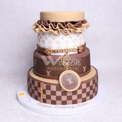 W25.b LOUIS VUITTON - Women Birthday Cakes - WILTON PATISSERIE