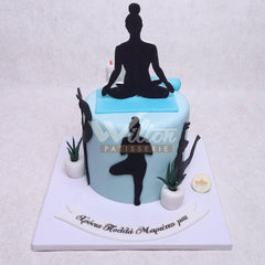 W30.a YOGA - Women Birthday Cakes - WILTON PATISSERIE