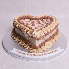W36.b HEART - Women Birthday Cakes - WILTON PATISSERIE