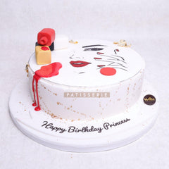 W4.d MAKEUP - Women Birthday Cakes - WILTON PATISSERIE